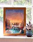 Natural Bridges, Samuel H. Boardman Original Painting