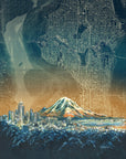 Seattle Glow Print