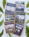 three final switchback's 12-card box sets featuring prints by Katie Jeanne Reim