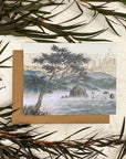final switchback's greeting card featuring a contours of Oregon print by artist Katie Jeanne Reim