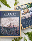 final switchback's 12-card box set featuring contours of oregon prints by Katie Jeanne Reim