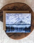 final switchback's greeting card featuring a contours of Washington print by artist Katie Jeanne Reim