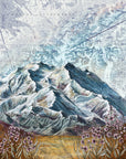 final switchback nature-inspired print of Denali National Park, Alaska, by artist Katie Jeanne Reim