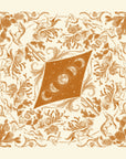 final switchback cotton bandana print in desert nights cream by artist Katie Jeanne Reim