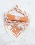 final switchback cotton bandana in desert nights sand featuring artist Katie Jeanne Reim's prints