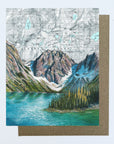 final switchback greeting card featuring Katie Jeanne Reim's Enchantments Colchuck, Oregon, print