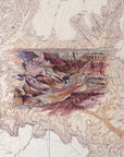 final switchback print of Grand Canyon, Arizona, by artist Katie Jeanne Reim
