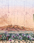 final switchback nature-inspired print of Mcdowell Mountains, Arizona, by artist Katie Jeanne Reim