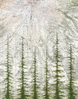 final switchback greeting card featuring Katie Jeanne Reim's Mount Hood National Park, Oregon, print