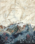 final switchback print of mount olympus national park in washington by Katie Jeanne Reim