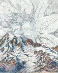 final switchback print of the mount rainier summit in washington by Katie Jeanne Reim