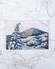 a final switchback button magnet featuring Katie Jeanne Reim's bachelor print