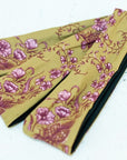 3 final switchback quick dry headbands featuring artist Katie Jeanne Reim's fireweed print