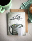 final switchback's greeting card featuring a taste of Portland print by artist Katie Jeanne Reim