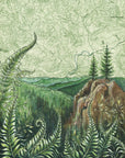 Final Switchback print of tillamook, Oregon, by artist Katie Jeanne Reim