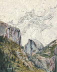 final switchback print of Tunnel View Yosemite National Park, California, by artist Katie Jeanne Reim