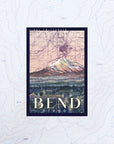 final switchback vinyl waterproof sticker featuring Katie Jeanne Reim's bend glow oregon print