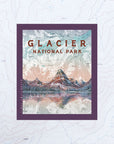 final switchback vinyl waterproof sticker featuring Katie Jeanne Reim's medicine lake print