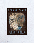 final switchback vinyl waterproof sticker of the great basin lehman caves by Katie Reim