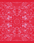 final switchback cotton bandana print in Wildberry red by artist Katie Jeanne Reim