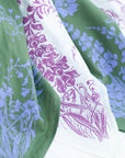 A collection of final switchback cotton bandanas featuring prints by artist Katie Jeanne Reim