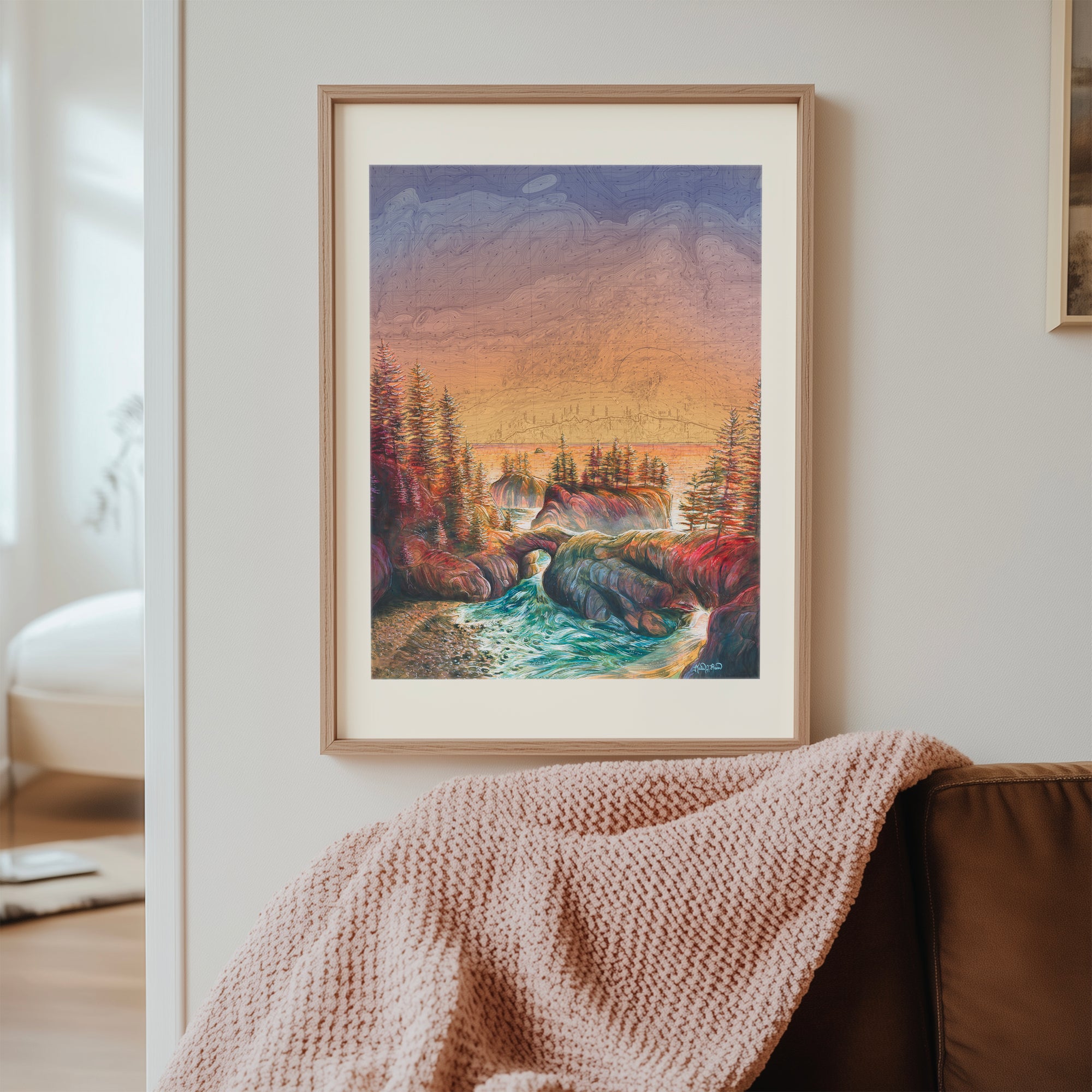 Natural Bridges, Samuel H. Boardman Coast Print
