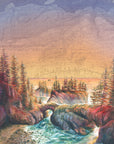 Natural Bridges, Samuel H. Boardman Original Painting