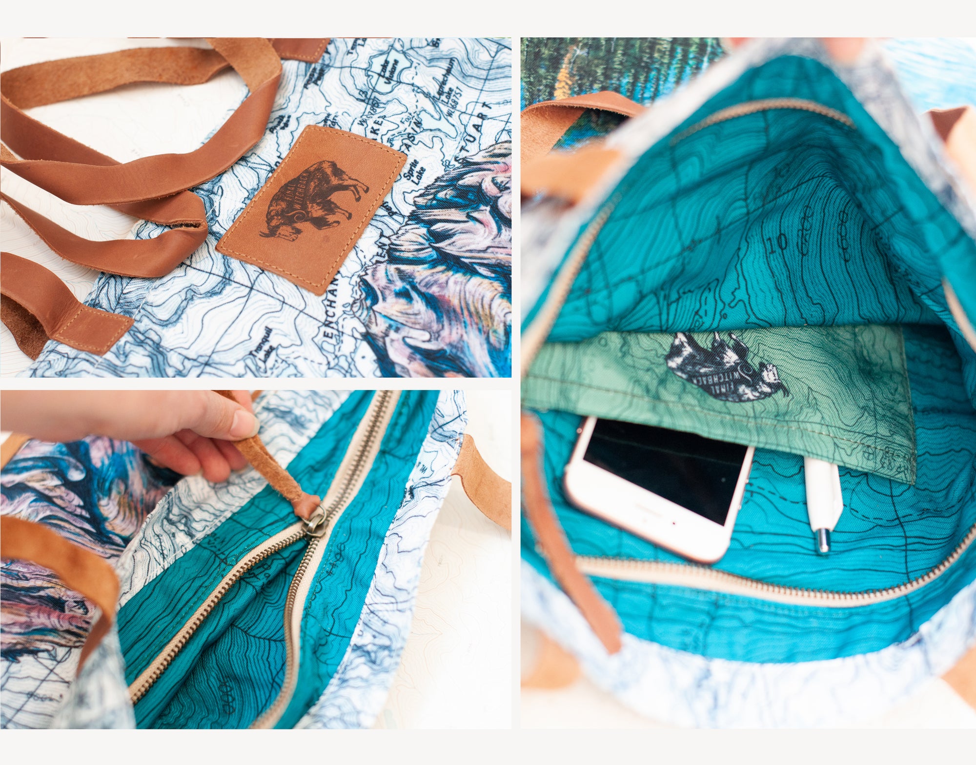 Zip Tote Bag