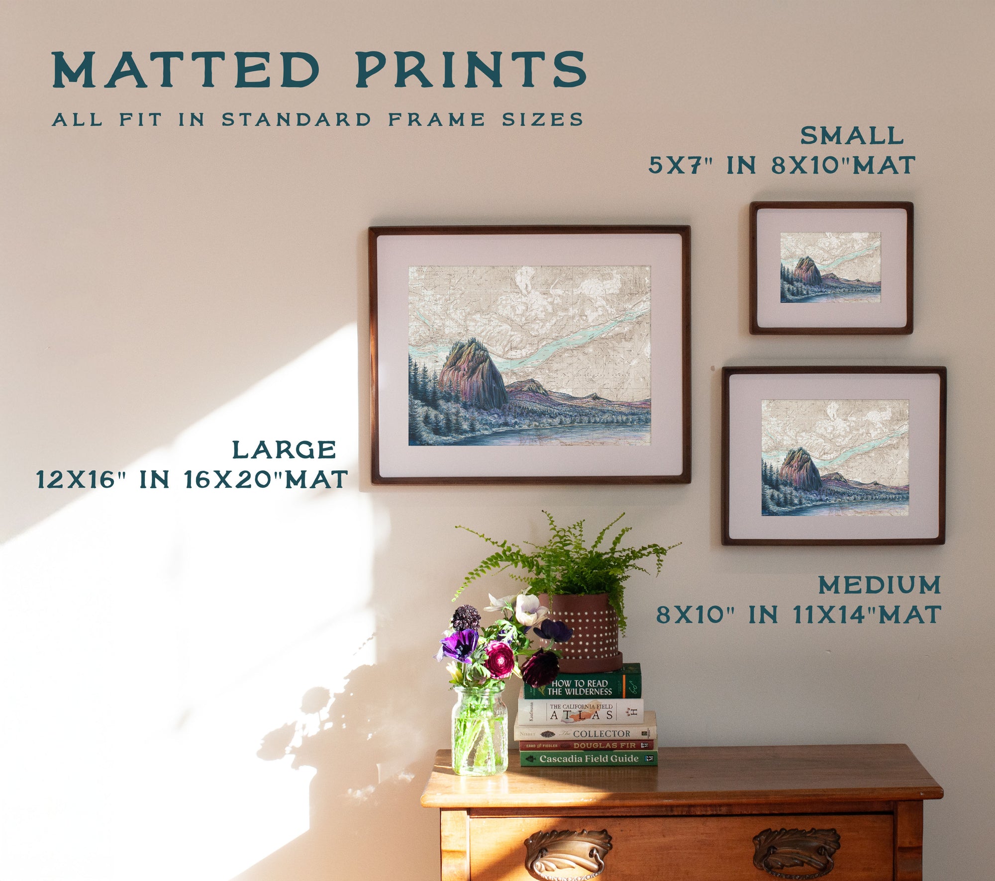 Beacon Rock, Columbia River Gorge Print