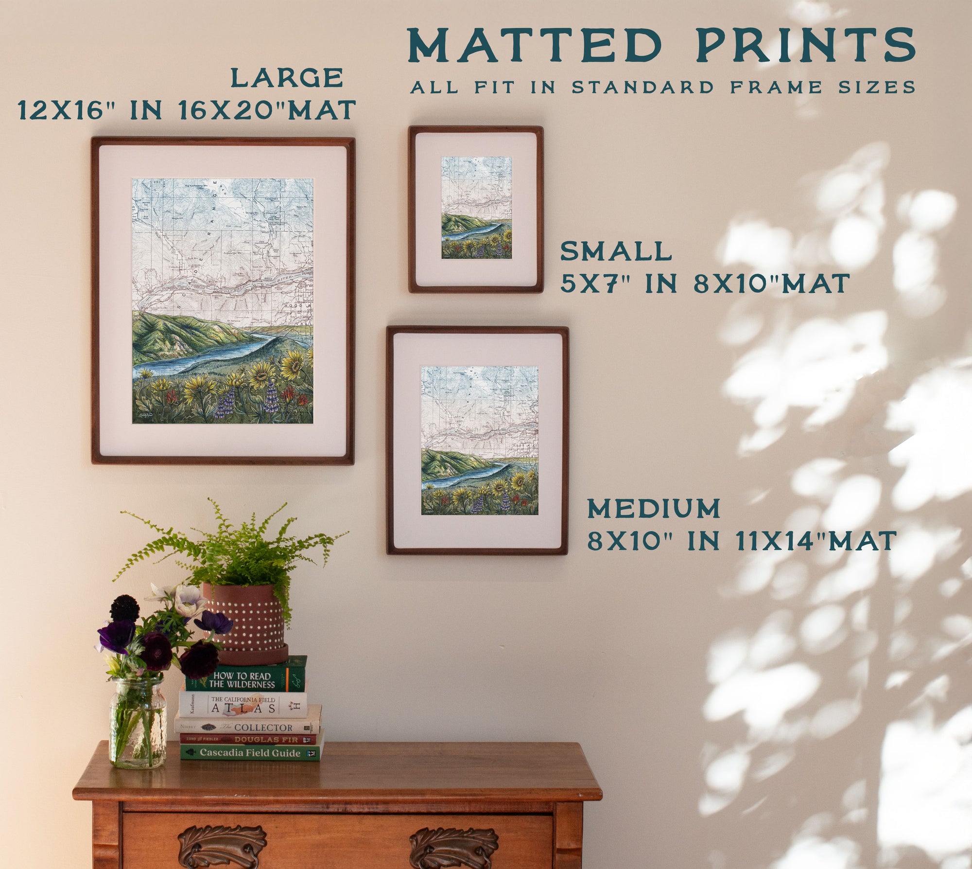 Dog Mountain Bloom, Columbia River Gorge Print