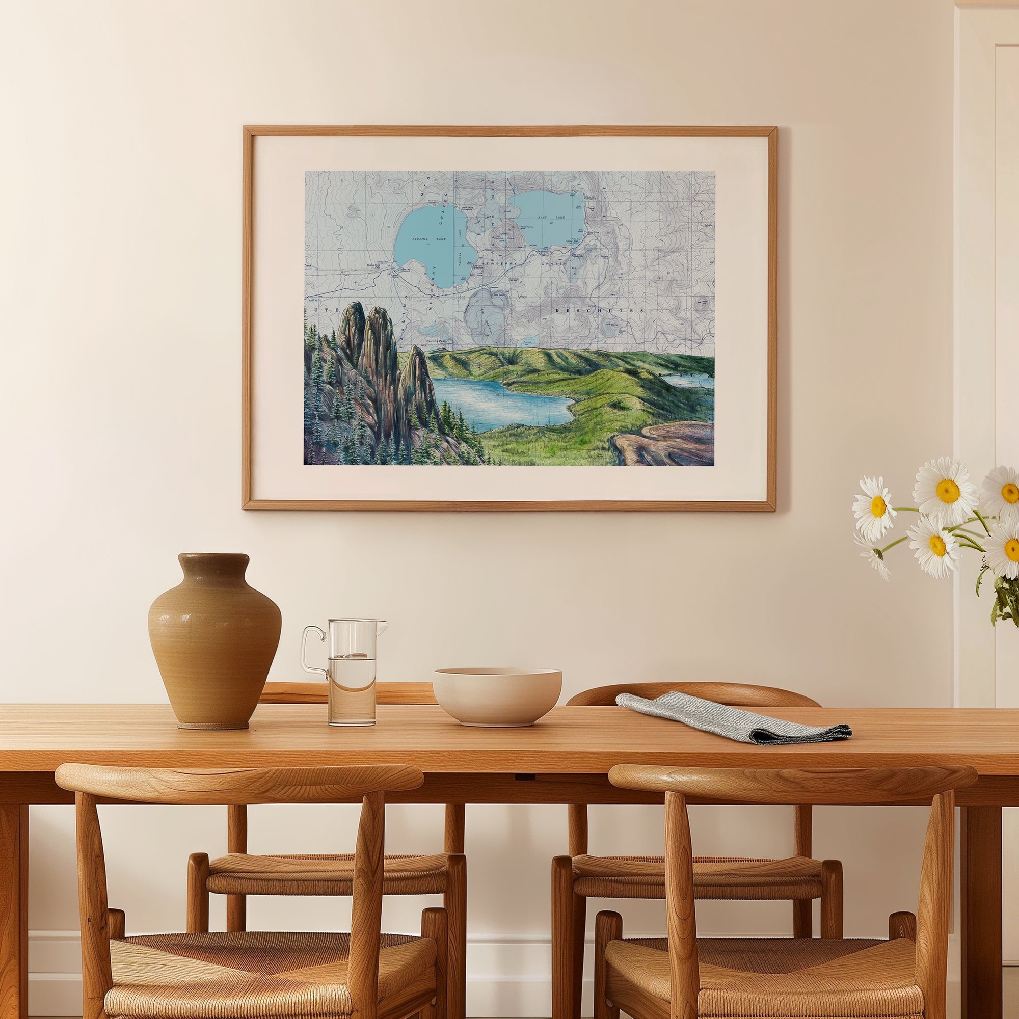 Newberry Caldera, National Volcanic Monument Print