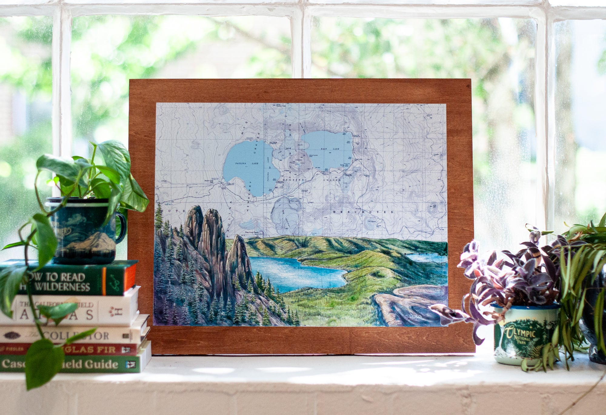 Newberry Caldera : National Volcanic Monument Original Painting