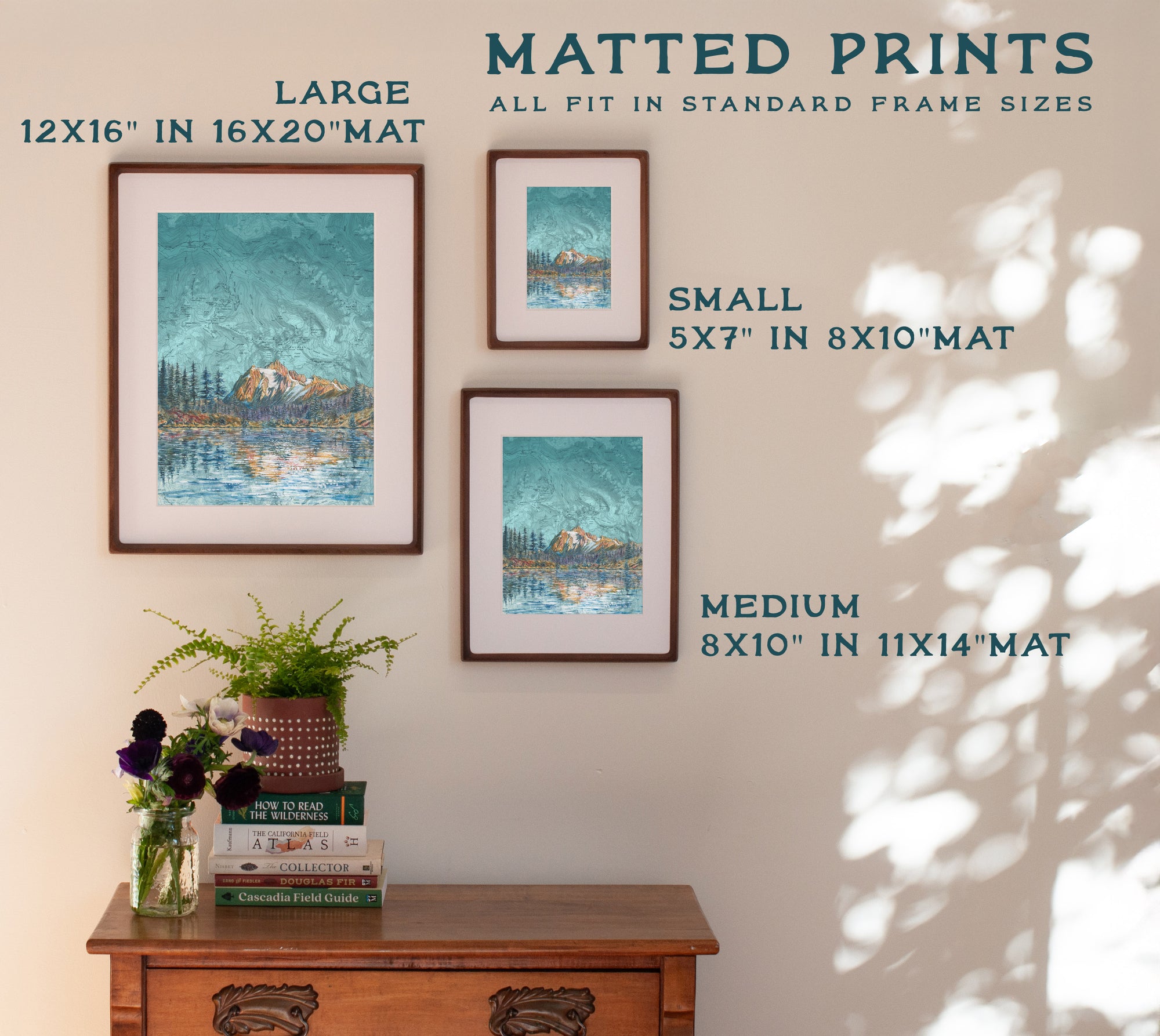 Picture Lake : Mount Shuksan Print