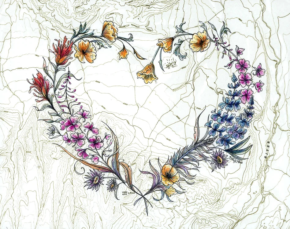 final switchback wildheart print by Katie Jeanne Reim