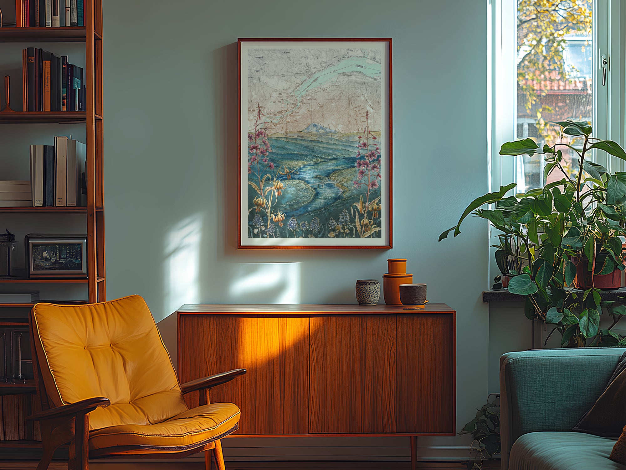 Columbia River Gorge, Bridge of the Gods Print