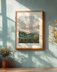 Dog Mountain Bloom, Columbia River Gorge Print