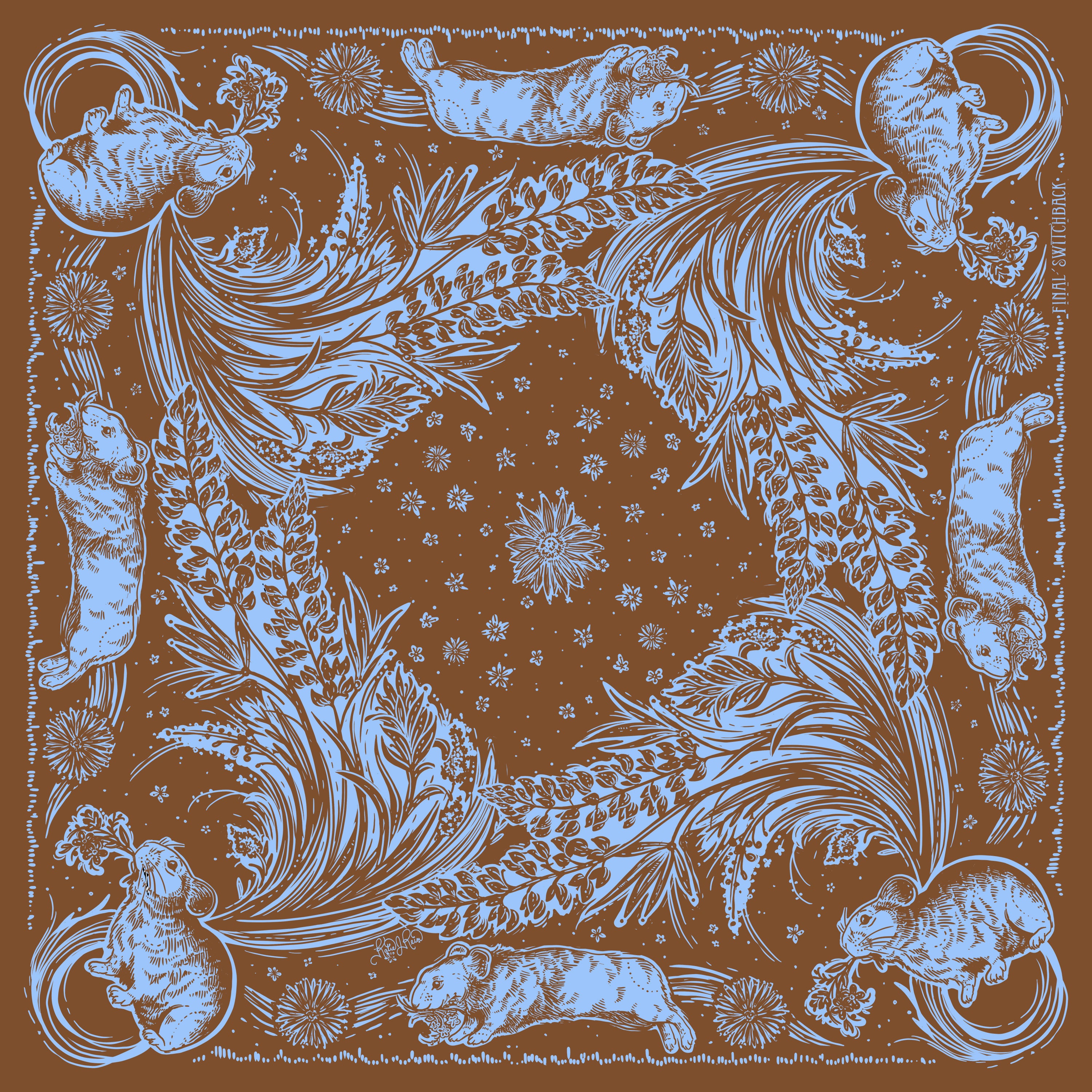 Cotton Bandanas – Final Switchback by Katie Jeanne Reim