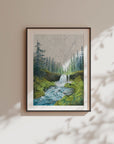Sahalie Falls, McKenzie River Print