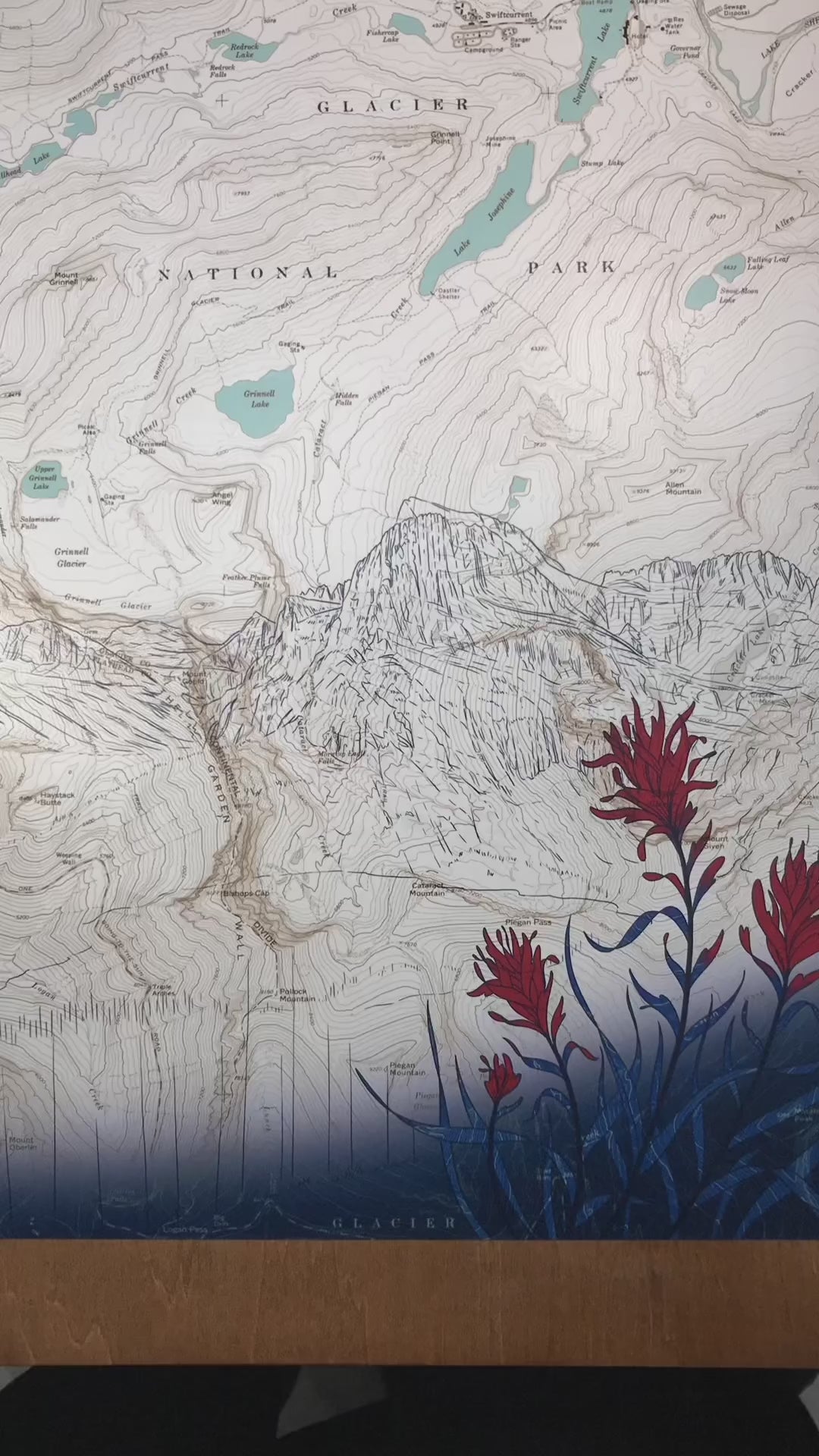 artist Katie Jeanne Reim painting Grinnell Lake video