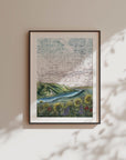 Dog Mountain Bloom, Columbia River Gorge Print