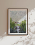 Mount Rainier Myrtle Falls Print RC