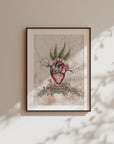 The Love Runs Deep Print, Heart Anatomy Print