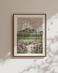 Mount Rainier Reflections Print