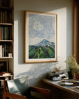 Mount Rainier Above the Tatoosh Range Print