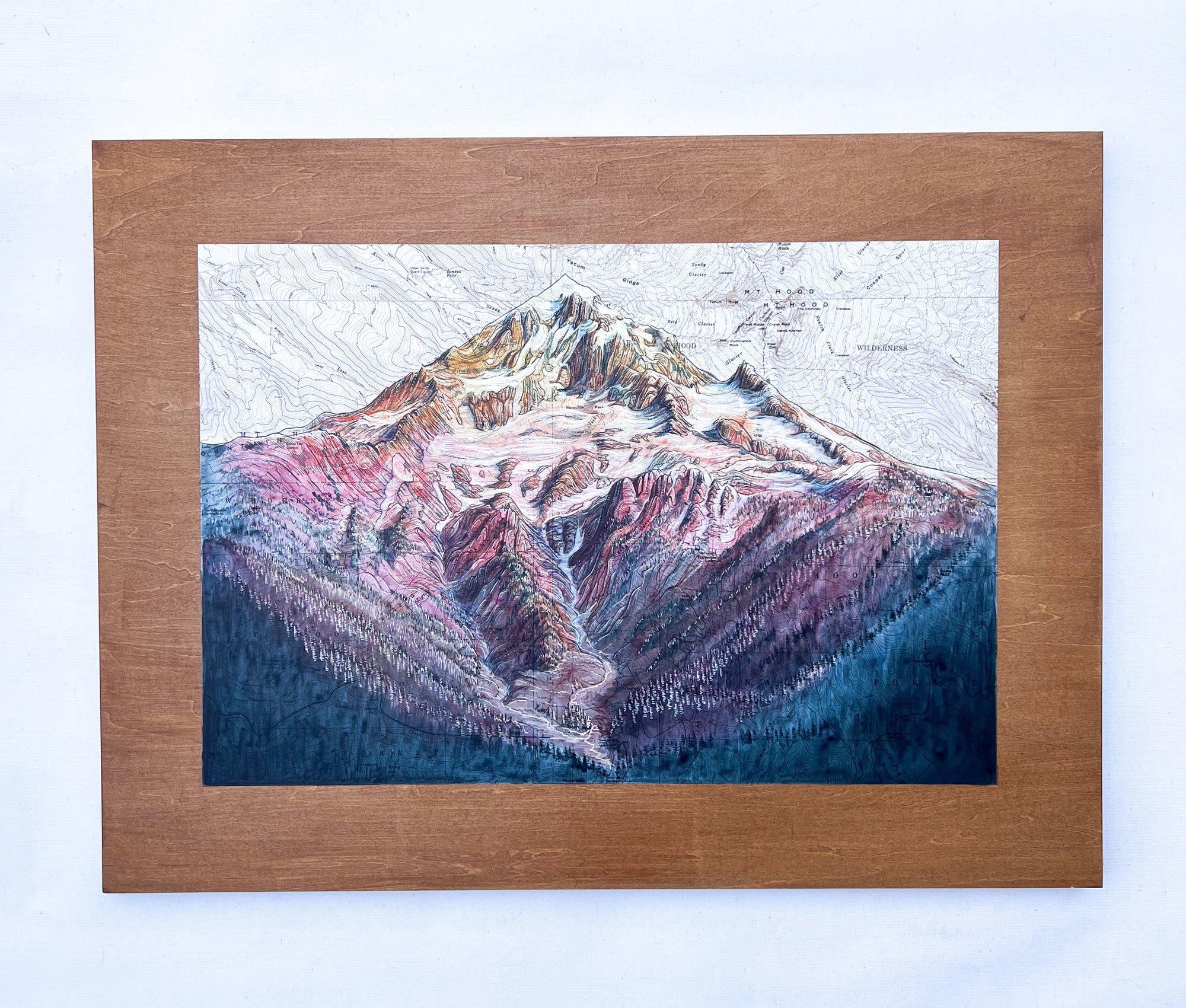 Mt Hood OR Zoo Original Painting